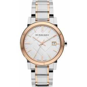 Burberry BU9006 Unisex-Uhr The City zweifarbig Rose Gold