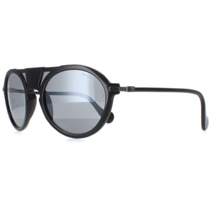 Moncler ML0053 01B schwarz grau Spiegel Sonnenbrille