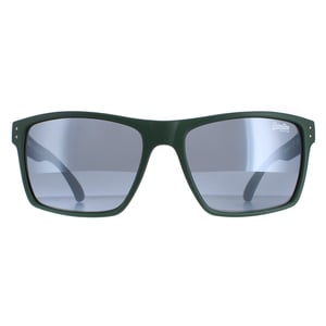 Superdry Sonnenbrille Kobe SDS 107 Matt gummiert Grün Grau