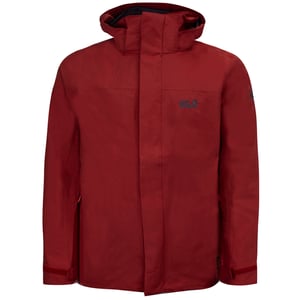 Jack Wolfskin Highland Mens Burgunderjacke