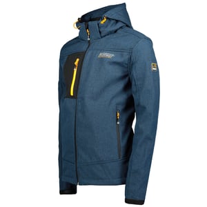 Geografische Norwegen-Jacke für Herren. Die Jacke ist aus hochwertigem Polyester gefertigt und hat ein warmes Innenfutter.  Marke: Geographical NorwayModellname: Softshell Jacke TorefactKategorie: Softshell Jacke HerrenMaterialien: PolyesterFarbe: blau