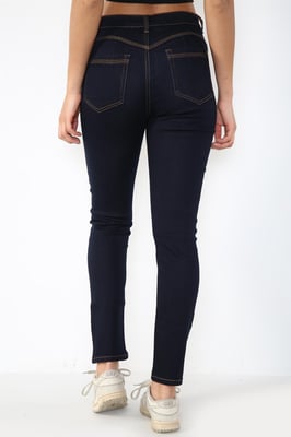 Damen Magic Shaping High Waisted Skinny Fit Jeans in Indigoblau