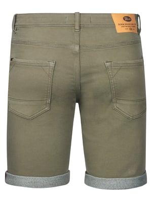 Petrol Industries - Jackson Farbige Denim-Shorts Coconut Herren - Grün