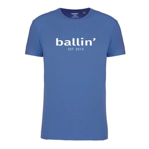 Regular Fit Shirt von Ballin Est. 2013 in der farbe Blau und in größe M.