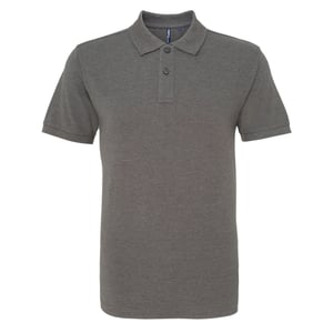 Asquith & Fox Herren-Poloshirt mit kurzen Ärmeln (Holzkohle)