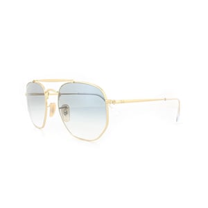 Ray-Ban Sonnenbrille Marshal 3648 001/3F Gold Hellblau Gradient