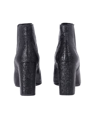 Saint Laurent Hohe Chelsea-Stiefel aus schwarzem Leder