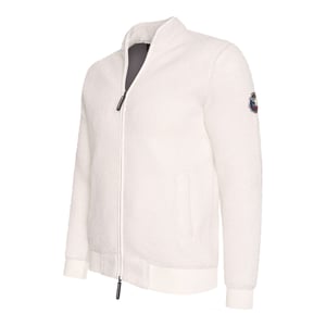 Cappuccino Italia Weste für Herren. Die Weste ist aus hochwertigem Polyester gefertigt und hat eine normale Passform.  Marke: Cappuccino ItaliaModellname: Sherpa FleeceKategorie: HerrenwesteMaterialien: PolyesterFarbe: weiß