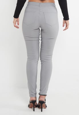 MYT Damen Skinny Super Stretch Chinos Grau