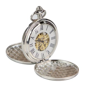Klassische mechanische Taschenuhr Peaky Blinders Vintage Skelett Automatik