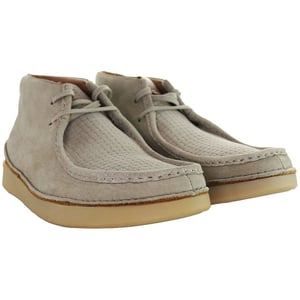 Clarks Oakland Mid Mens Beige Stiefel