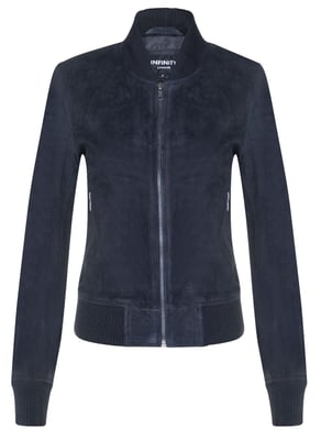 Klassische MA-1 Wildleder-Bomberjacke für Damen – Newbury