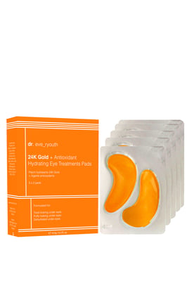 24K Gold + Antioxidantien Hydratisierende Augenbehandlungspads
