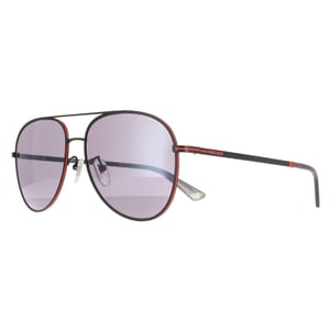 Polizei Aviator Mens Matte Schwarz Rauch Spiegel Silber SPL777C Chief 1