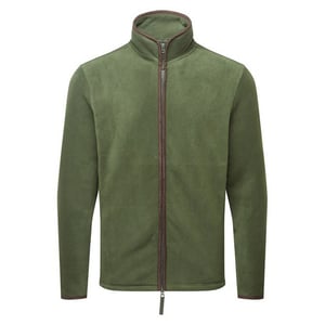 Premier Mens Artisan Fleece-Jacke (Moosgrün/Braun)