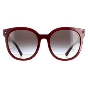 Valentino Rund Damen Bordeaux Grau Farbverlauf VA4083