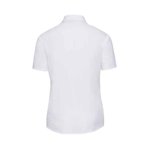 Russell Collection - Hemd für Damen kurzärmlig (Weiß)