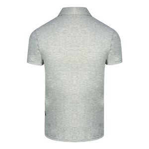 Aquascutum London Bold Logo Graues Poloshirt
