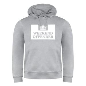 Weekend -Täter Langarm Pullover Grey Herren HM Service Classics Hoodie WOHD100 GRAU MARL