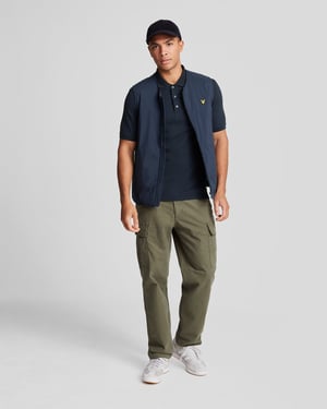 Lyle & Scott � Poloshirt in Marineblau, einfarbig