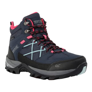 Regatta - Damen Wanderstiefel "Samaris III" (Marineblau/Pink/Aquablau)