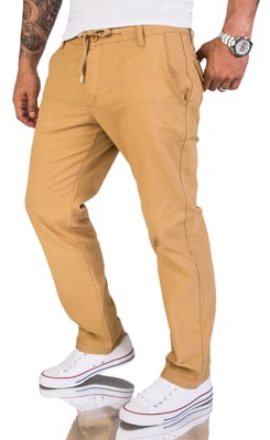 Rock Creek Stoffhose Camel