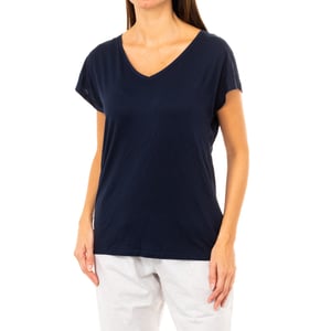 Kurzärmeliges Damen-T-Shirt mit V-Ausschnitt 1487904682