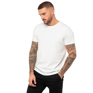 Enzo | Herren T-Shirt mit Rundhalsausschnitt - Weiß