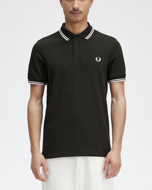 Fred Perry Herren Twin Tipped Signature Polo Shirt NOS