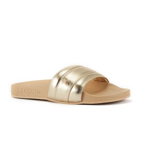 Sandalen in Vichy-Gold