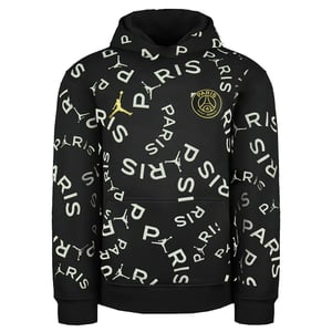 Nike x Paris Saint-Germain Langarm schwarzer Pullover Kinder Hoodie DD9752 010