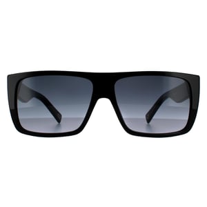 Marc Jacobs Rectangle Unisex Sonnenbrille Schwarz Grau Dunkelgrau Gradient