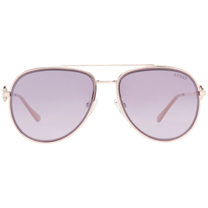 Guess Aviator Womens Glänzend Rose Gold Bordeaux Spiegel GF0344