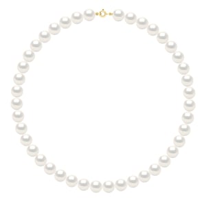 CHOKER - Echte Süßwasser-Zuchtperlen rund 10-11 mm