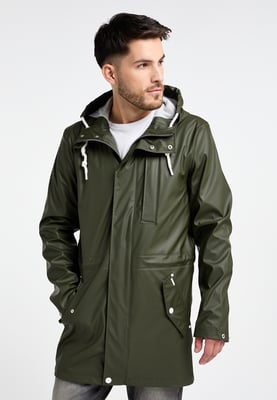 ICEBOUND Regenmantel Herren Dunkeloliv
