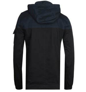 Lyle & Scott Jet Black Jacke mit Kontrastpasse