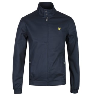 Lyle & Scott Dunkelblaue Harrington Jacke