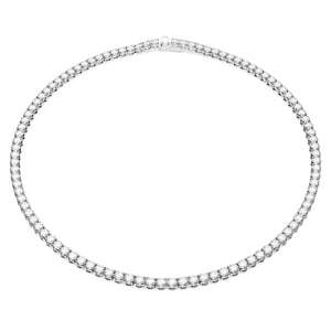 Swarovski 'Matrix' Damen Halskette aus Basismetall - Silber 5681796