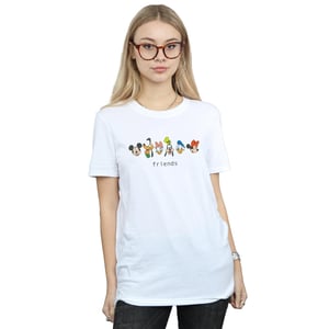 Disney - "Mickey Mouse And Friends" T-Shirt für Damen (Weiß)