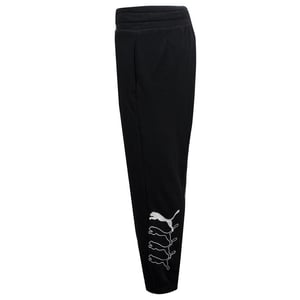 Puma Womens Rebel Track Hosen Grafiklogo Casual Joggers Black 582833 01