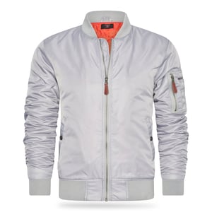 Navy Seal Jacket Grijs von Cappuccino Italia in der farbe Grau und in größe S.