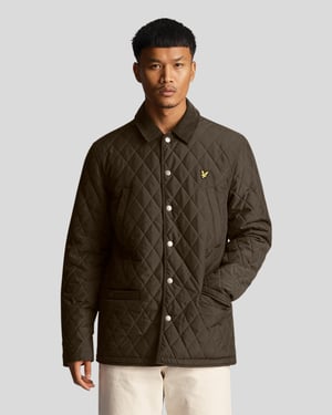 Lyle & Scott – Steppjacke in Olivgrün