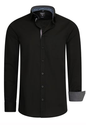 Rusty Neal Overhemd Regular Fit Schwarz
