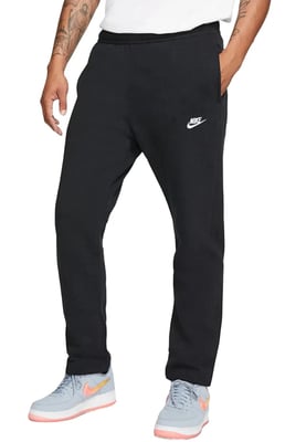 Nike Sportswear Club Fleece Openhem Jogger in Schwarz