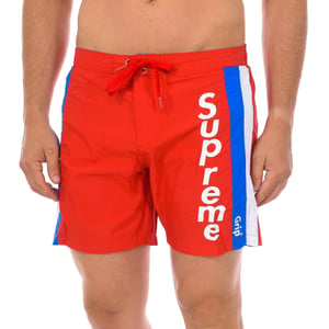 Mittellanger Boxer-Badeanzug für Männer CM-30058-BP