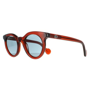 Moncler Runde Damen Dunkelbraun Blau ML0013