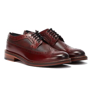 Ben Sherman Archie Brogue Herren Burgundy Schuhe