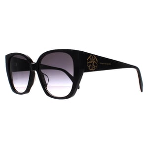 Alexander McQueen Cat Eye Womens Schwarz Grau Gradient AM0284S
