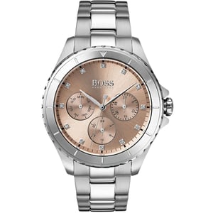Hugo Boss Damenarmbanduhr Quarz Silber
