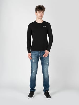 Guess Longsleeve Herren schwarz
